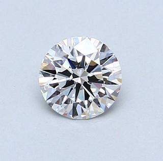 No Reserve GIA - Certified 0.53 CT Round Cut Loose Diamond D Color IF Clarity