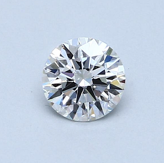 No Reserve GIA - Certified 0.50 CT Round Cut Loose Diamond F Color VVS1 Clarity