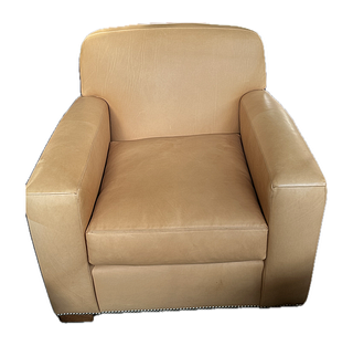 Ralph Lauren Grant Chair in Peanut Leather