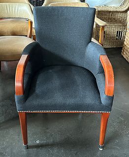 Ralph Lauren Brook Street Arm Chair Grey Cashmere