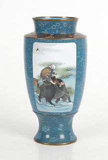 A Large Japanese Cloisonne Vase
