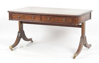 Regency Style Mahogany Partners' Writing Table