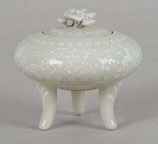 Miyagawa Kozan (1842 - 1916) Pottery Censer