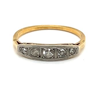 18k Platinum Diamond Ring