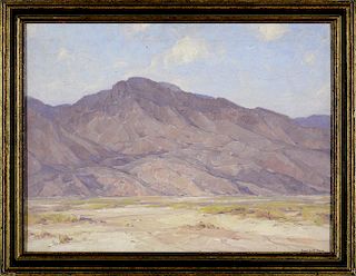 Sierra Mountains Across the Plains by Frank Swift Chase (1886-1958)