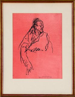 Untitled (Portrait) by Cyrus Baldridge (1889-1977)
