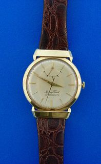 Mathey-Tissot Leather Wristwatch Watch