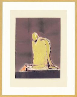 Seated Entity #2 by Fritz Scholder (1937-2005)