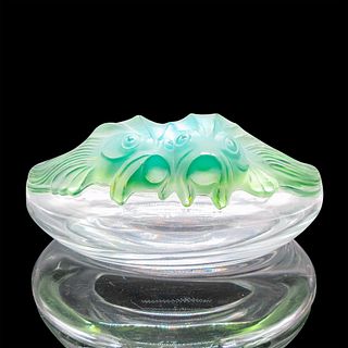 Lalique Crystal Centerpiece Bowl, Yeso Antinea Koi Fish