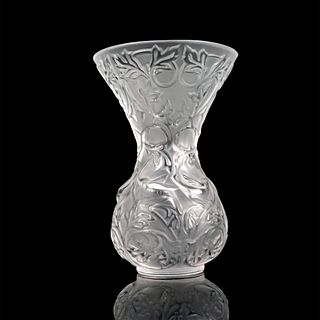 Lalique Crystal Vase, Arabesque