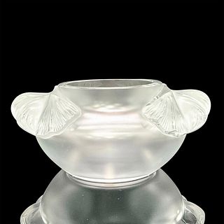 Lalique Crystal Foliate Vase