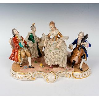 Dresden Porcelain Tableau, Musical Scene