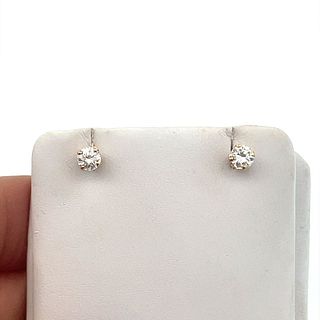 14K Diamond .33pt Diamond Stud Earrings