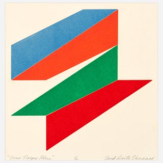  Nick Vaccaro "Four Traps Plus" (1969 Color Relief Print)