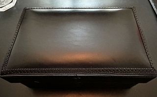 Ralph Lauren Brogue Leather Box - Black