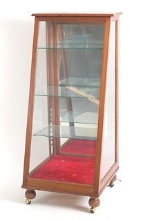 Vintage Mahogany and Glass Display Case