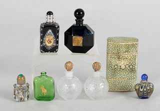 A Group of Scent Bottles Including Baccarat