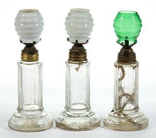 "PRIDE OF AMERICA TIME & LIGHT GRAND VAL PERFECT TIME INDICATING LAMP" MINIATURE LAMPS, LOT OF THREE
