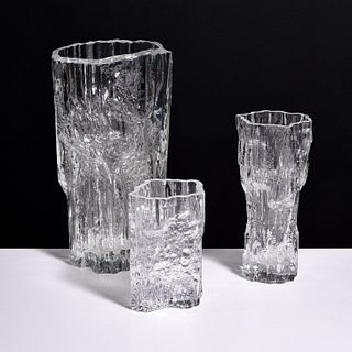 Set of 3 Tapio Wirkkala ASLAK Vases