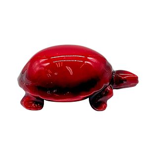 Royal Doulton Small Flambe Figurine, Tortoise