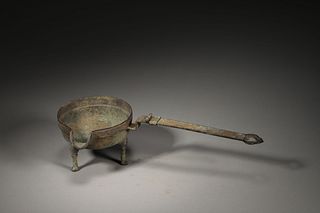 A flower patterned silver portable censer,Song Dynasty,China