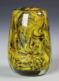 1975 Charles Lotton Studio Art Glass Vase