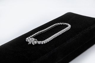 Tiffany & Co Victoria Tennis Bracelet Platinum with diamonds