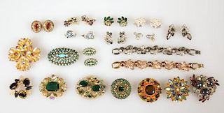 29 Pc Estate Costume Jewelry Collection