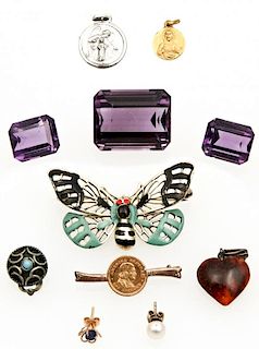 Estate Suite of Jewelry Box Findings