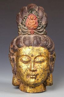 Vintage Metal Buddha Head