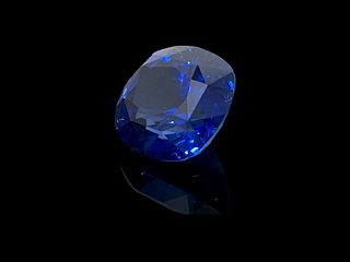 Extremely Rare and stunning huge over 30CT Blue Sapphire