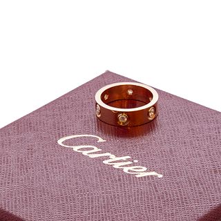 Cartier LOVE RING Rose gold, diamonds Size 53