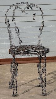 Studio Made Tolvan Silhouette Steel Chair Sculpture