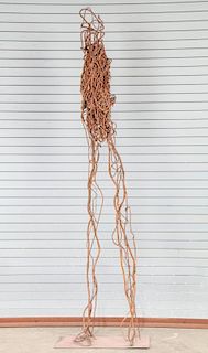 Ajan Daeng (Thailand) Hominid Wirework Sculpture