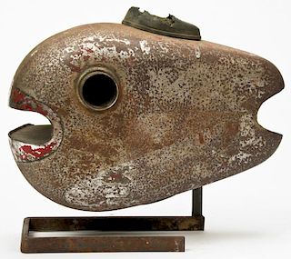 Studio Made Found Object Figural Fish Sculpture