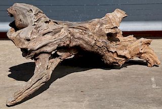 Naturalistic Driftwood "Lion" Bench