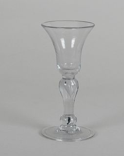 An Early Baluster Wine Glass