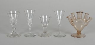 A Group of Glass Tableware