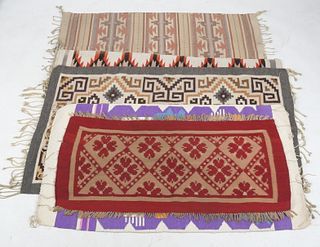 Group of Five Southwestern Textiles