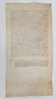 A Renaissance Period Italian Manuscript on Vellum