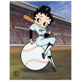 Betty on Deck, Marlins Limited Edition Sericel from King Features Syndicate, Inc., Numbered with COA.