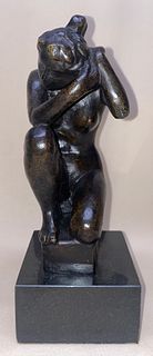 FRENCH BRONZE SCULPTURE ARISTIDE MAILLOL BATHING WOMAN