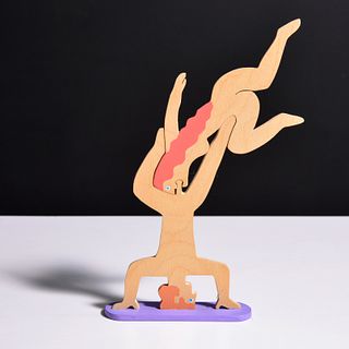 William Accorsi Erotic Puzzle Sculpture, Acrobats