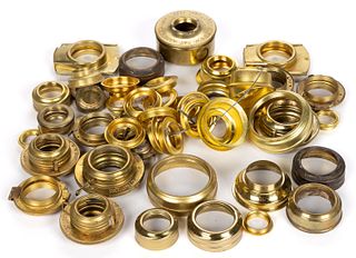 ASSORTED BRASS COLLAR / ADAPTERS, UNCOUNTED LOT