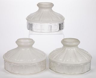 ALADDIN MODEL 501-11 LAMP SHADES, LOT OF THREE