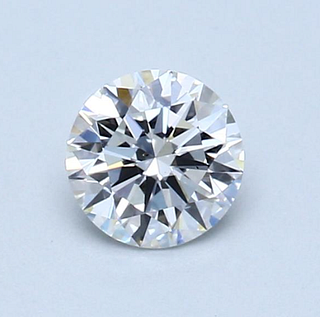 No Reserve GIA - Certified 0.52 CT Round Cut Loose Diamond E Color VS2 Clarity