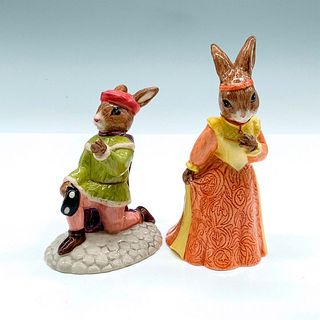 Pair of Royal Doulton Bunnykins Figurines, Romeo and Juliet