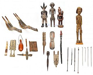 Large Estate Collection of African Tribal Artifacts (25)