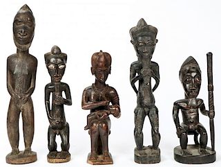 5 Baule Figural Carvings