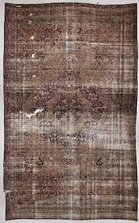 Antique Lavar Kerman Rug: 10'9'' x 17'7'' (328 x 536 cm)